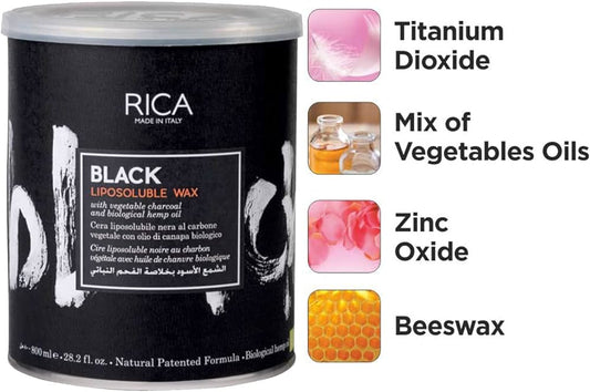 RICA - BLACK WAX (800 ML)